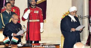 Justice Jagdish Singh Khehar Sworn in by President as CJI