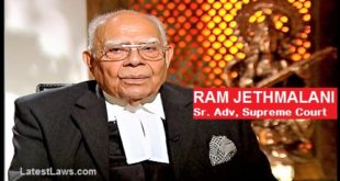 Sr. Advocate Ram Jethmalani