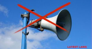 Loudspeakers at Religious places