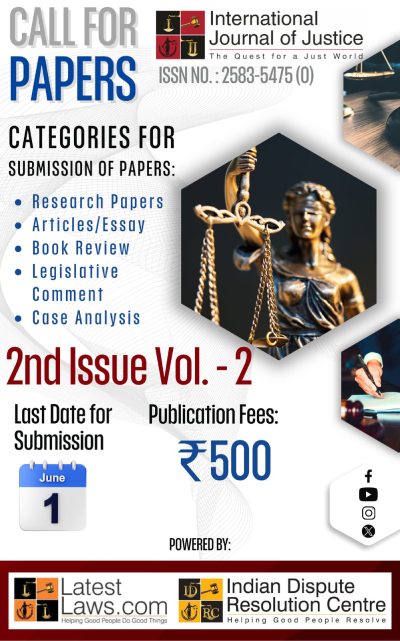 LatestLaws.com and IDRC present International Journal of Justice
